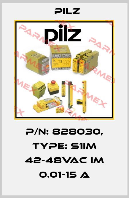 p/n: 828030, Type: S1IM 42-48VAC IM 0.01-15 A Pilz