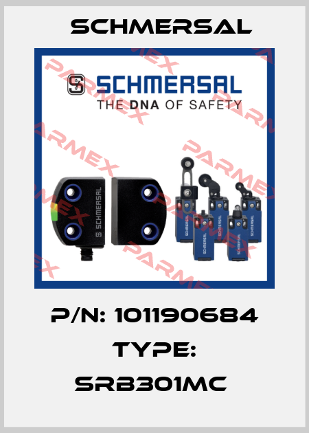 P/N: 101190684 Type: SRB301MC  Schmersal