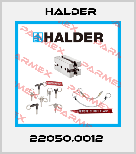 22050.0012  Halder
