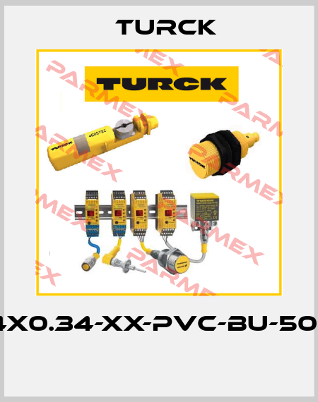 CABLE4X0.34-XX-PVC-BU-500M/TEB  Turck