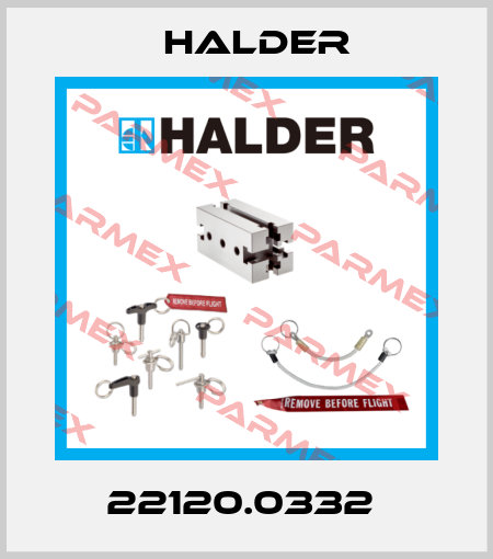 22120.0332  Halder