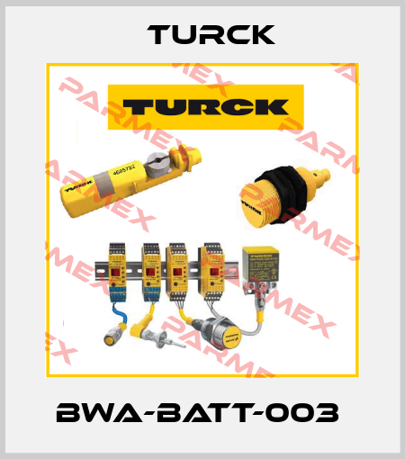 BWA-BATT-003  Turck