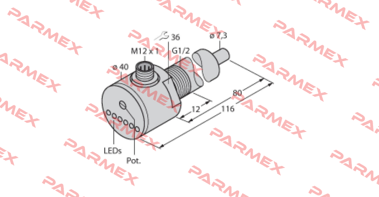 FCS-G1/2A4-AP8X-H1141/L080 Turck