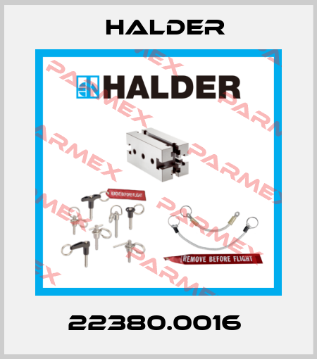22380.0016  Halder