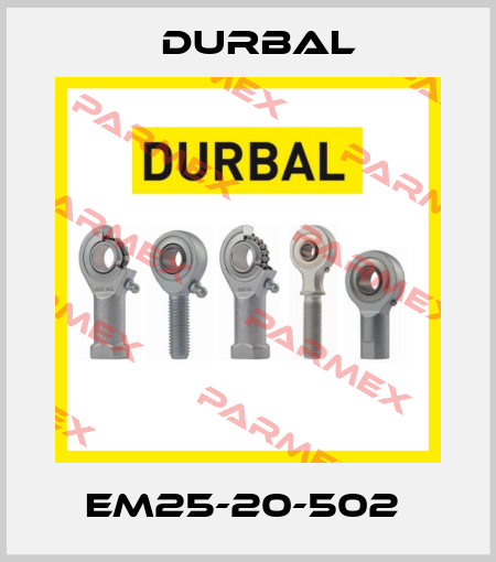 EM25-20-502  Durbal