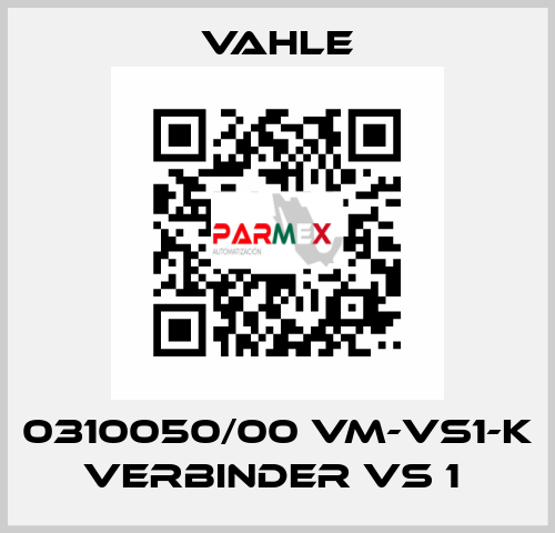 0310050/00 VM-VS1-K VERBINDER VS 1  Vahle