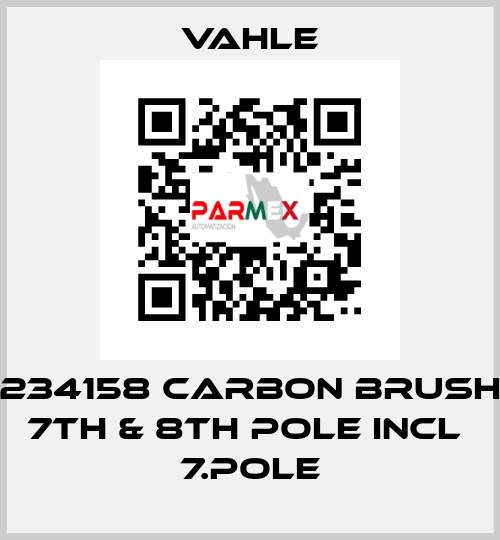 234158 CARBON BRUSH 7TH & 8TH POLE INCL  7.POLE Vahle