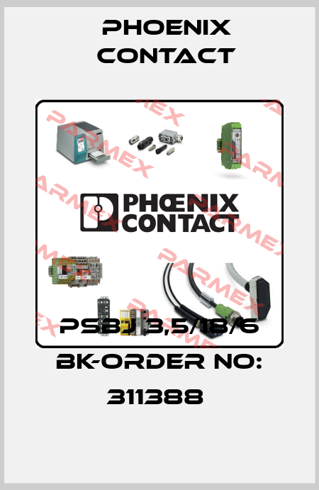 PSBJ 3,5/18/6 BK-ORDER NO: 311388  Phoenix Contact