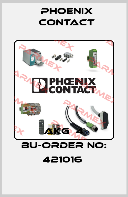 AKG  4 BU-ORDER NO: 421016  Phoenix Contact