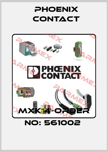MXK 4-ORDER NO: 561002  Phoenix Contact