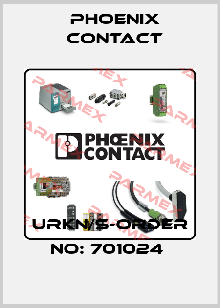 URKN/S-ORDER NO: 701024  Phoenix Contact
