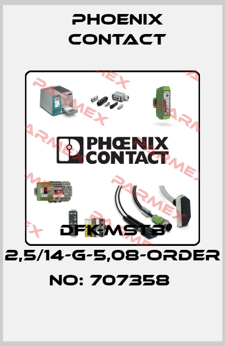 DFK-MSTB 2,5/14-G-5,08-ORDER NO: 707358  Phoenix Contact