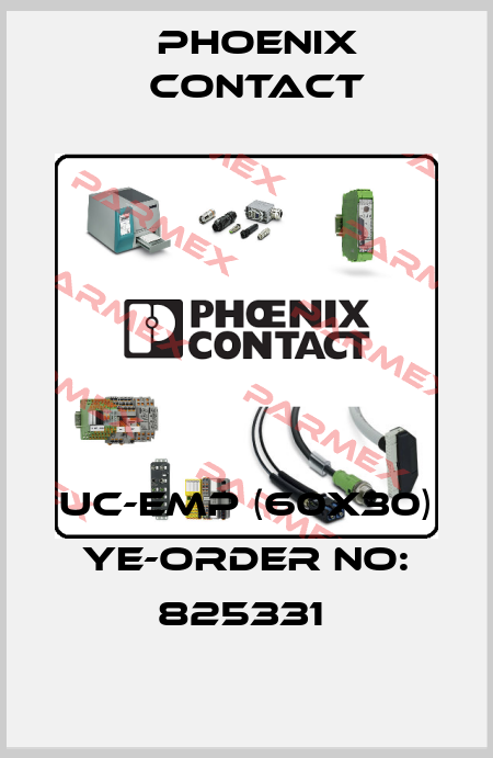 UC-EMP (60X30) YE-ORDER NO: 825331  Phoenix Contact