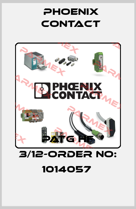 PATG HF 3/12-ORDER NO: 1014057  Phoenix Contact