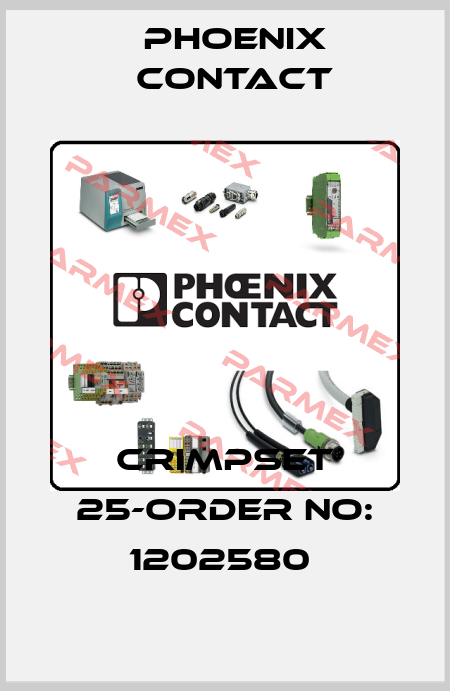 CRIMPSET 25-ORDER NO: 1202580  Phoenix Contact