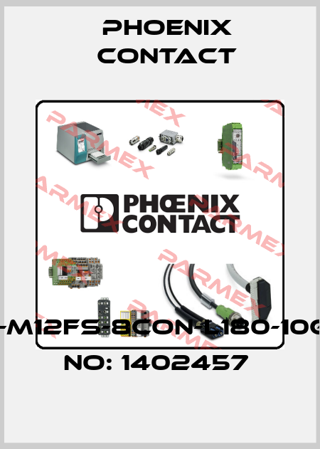 SACC-CI-M12FS-8CON-L180-10G-ORDER NO: 1402457  Phoenix Contact