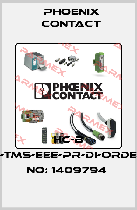 HC-B 6-TMS-EEE-PR-DI-ORDER NO: 1409794  Phoenix Contact