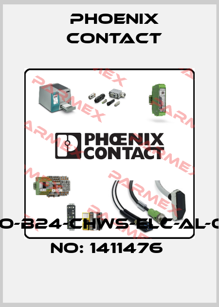 HC-EVO-B24-CHWS-ELC-AL-ORDER NO: 1411476  Phoenix Contact