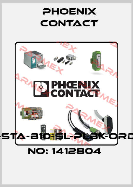 HC-STA-B10-SL-PLBK-ORDER NO: 1412804  Phoenix Contact