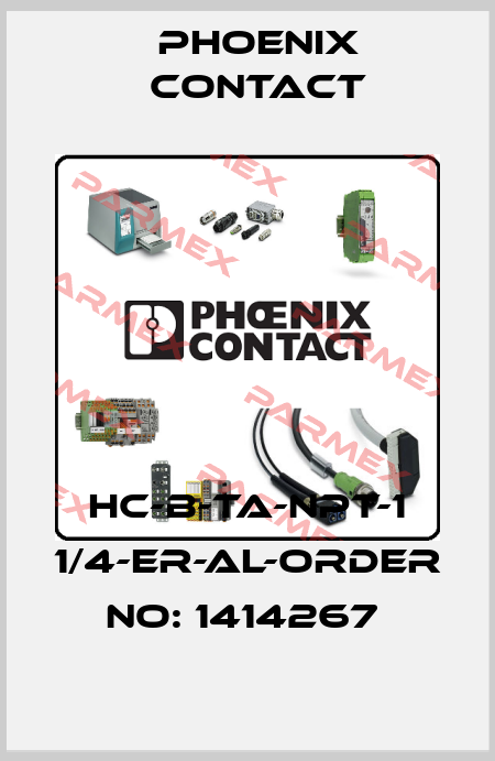 HC-B-TA-NPT-1 1/4-ER-AL-ORDER NO: 1414267  Phoenix Contact