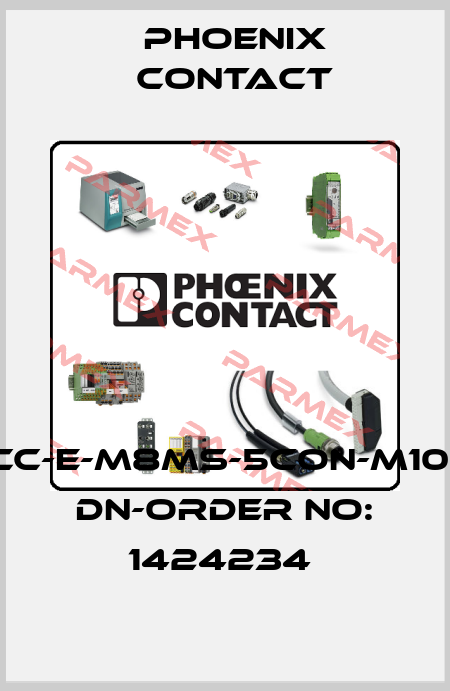 SACC-E-M8MS-5CON-M10/0,5 DN-ORDER NO: 1424234  Phoenix Contact