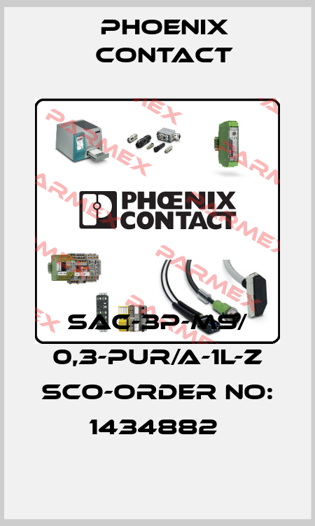 SAC-3P-MS/ 0,3-PUR/A-1L-Z SCO-ORDER NO: 1434882  Phoenix Contact