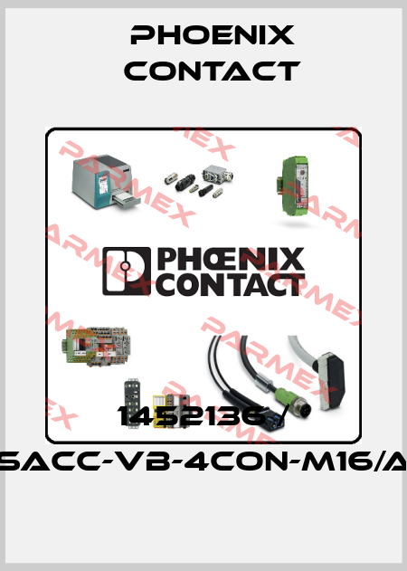 1452136 / SACC-VB-4CON-M16/A Phoenix Contact