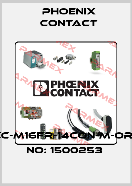 SACC-M16FR-14CON-M-ORDER NO: 1500253  Phoenix Contact