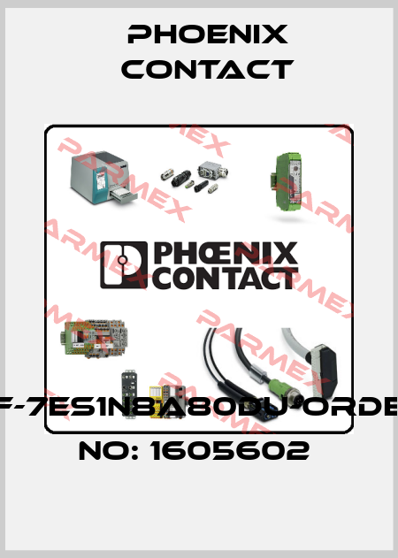 SF-7ES1N8A80DU-ORDER NO: 1605602  Phoenix Contact