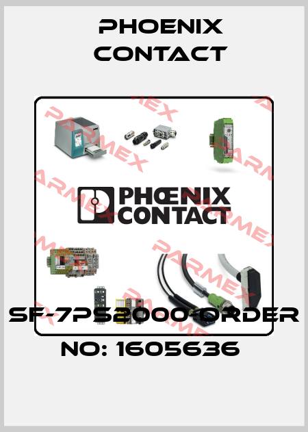SF-7PS2000-ORDER NO: 1605636  Phoenix Contact