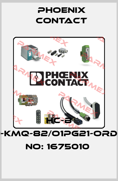 HC-B 32-KMQ-82/O1PG21-ORDER NO: 1675010  Phoenix Contact