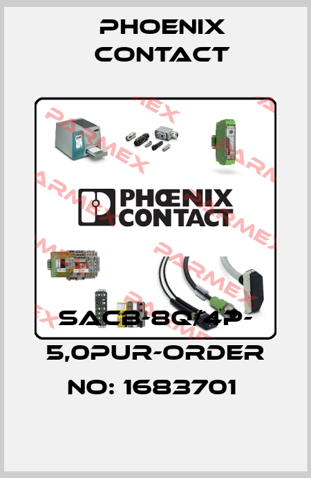 SACB-8Q/4P- 5,0PUR-ORDER NO: 1683701  Phoenix Contact
