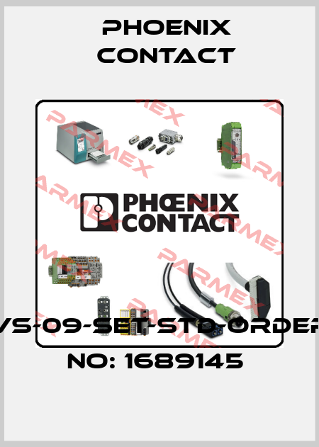 VS-09-SET-STD-ORDER NO: 1689145  Phoenix Contact