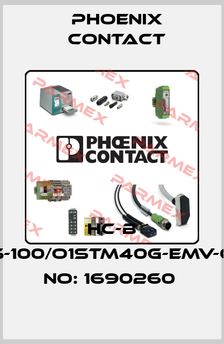 HC-B 16-TMS-100/O1STM40G-EMV-ORDER NO: 1690260  Phoenix Contact