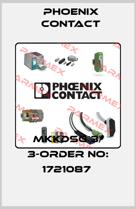 MKKDSG 3/ 3-ORDER NO: 1721087  Phoenix Contact