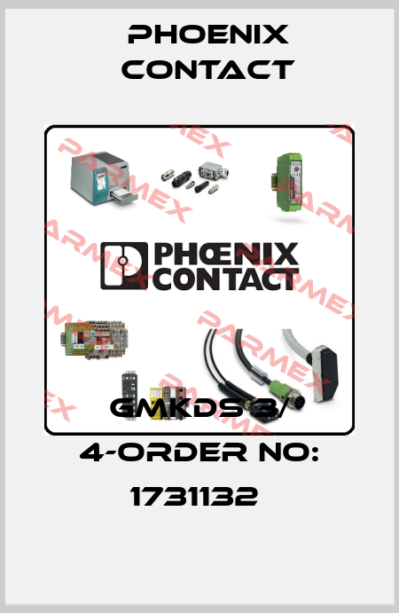 GMKDS 3/ 4-ORDER NO: 1731132  Phoenix Contact
