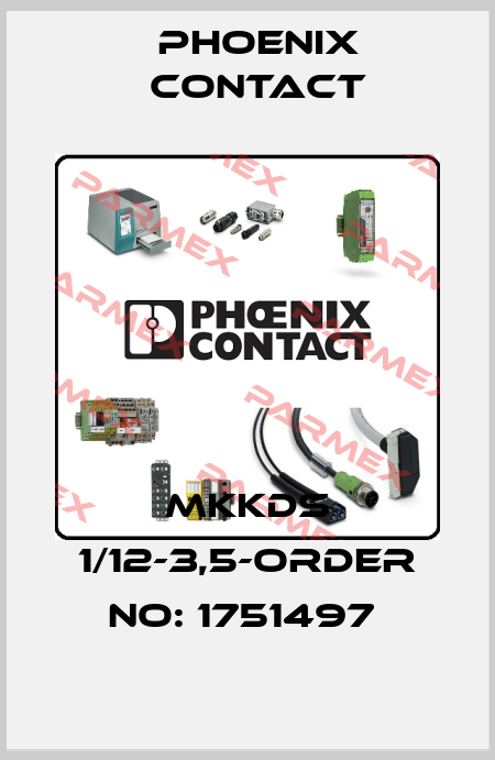 MKKDS 1/12-3,5-ORDER NO: 1751497  Phoenix Contact