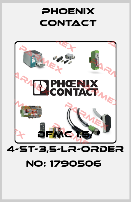 DFMC 1,5/ 4-ST-3,5-LR-ORDER NO: 1790506  Phoenix Contact