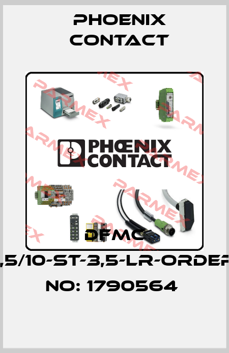 DFMC 1,5/10-ST-3,5-LR-ORDER NO: 1790564  Phoenix Contact