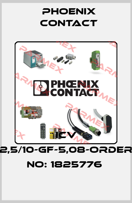 ICV 2,5/10-GF-5,08-ORDER NO: 1825776  Phoenix Contact