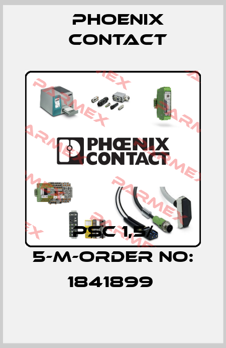 PSC 1,5/ 5-M-ORDER NO: 1841899  Phoenix Contact