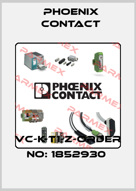 VC-K-T1-Z-ORDER NO: 1852930  Phoenix Contact
