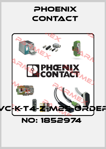 VC-K-T4-Z-M25-ORDER NO: 1852974  Phoenix Contact