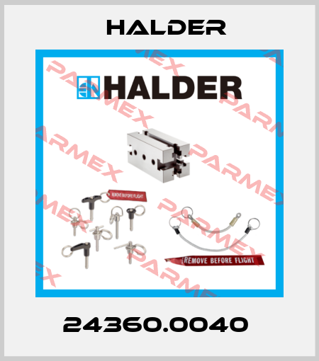 24360.0040  Halder