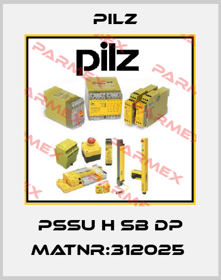 PSSu H SB DP MatNr:312025  Pilz