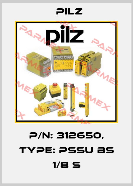 p/n: 312650, Type: PSSu BS 1/8 S Pilz