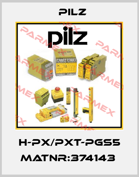 H-PX/PXT-PGS5 MatNr:374143  Pilz
