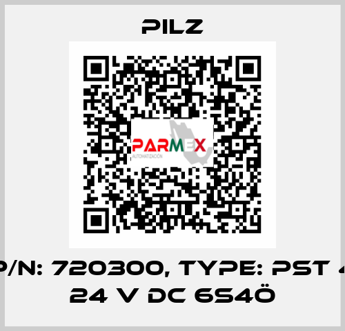 p/n: 720300, Type: PST 4 24 V DC 6S4Ö Pilz