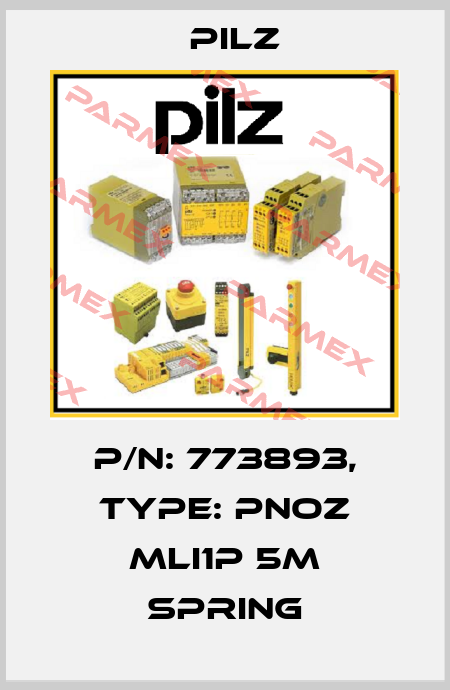 p/n: 773893, Type: PNOZ mli1p 5m spring Pilz