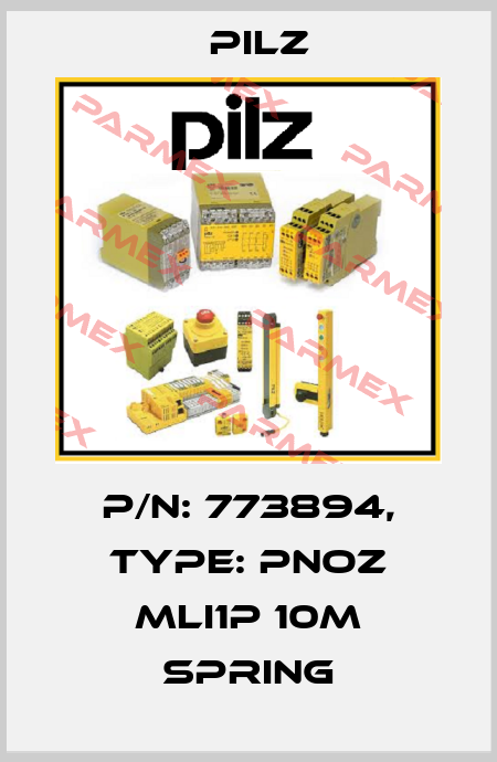 p/n: 773894, Type: PNOZ mli1p 10m spring Pilz